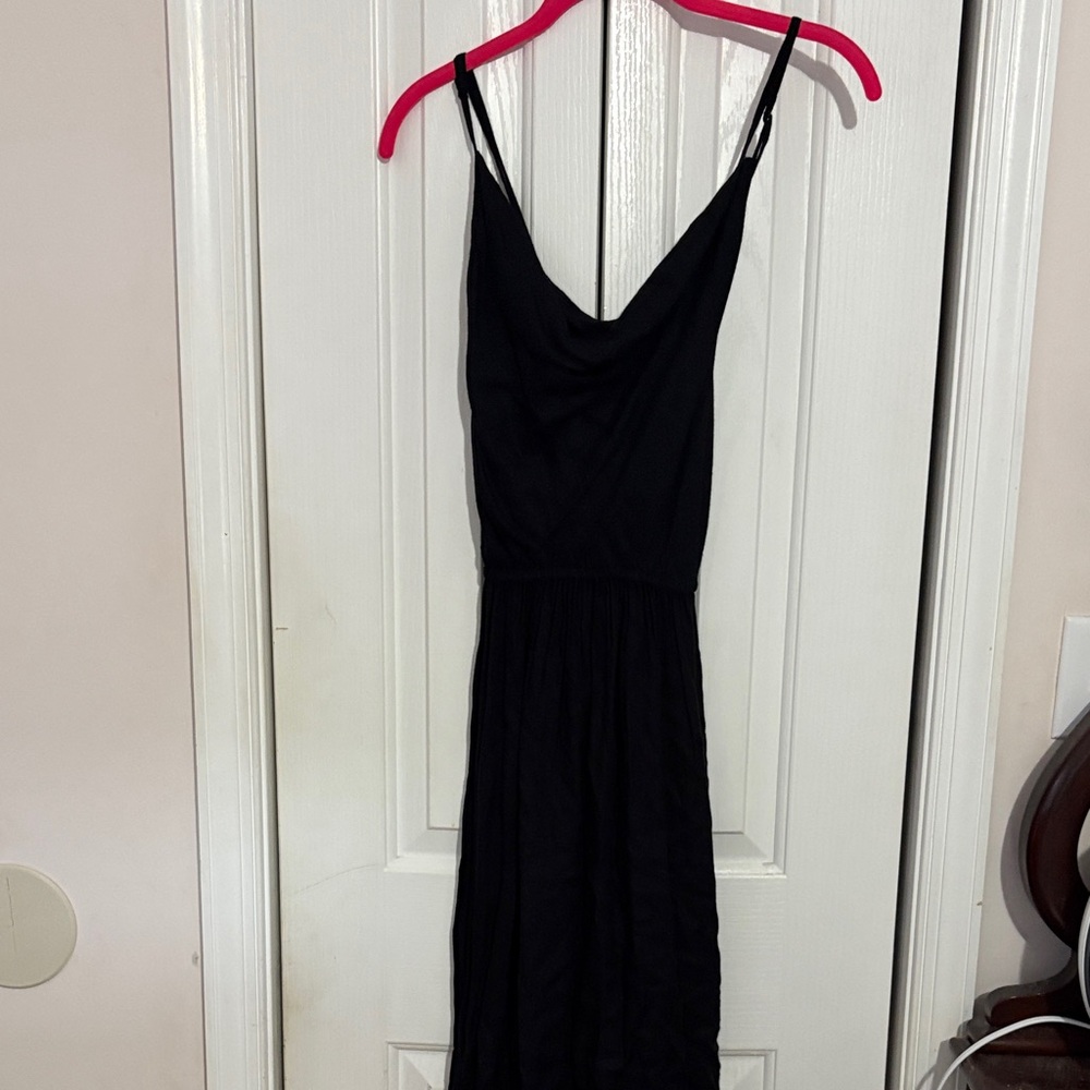 Volcom Black Spaghetti Strap Slip Dress